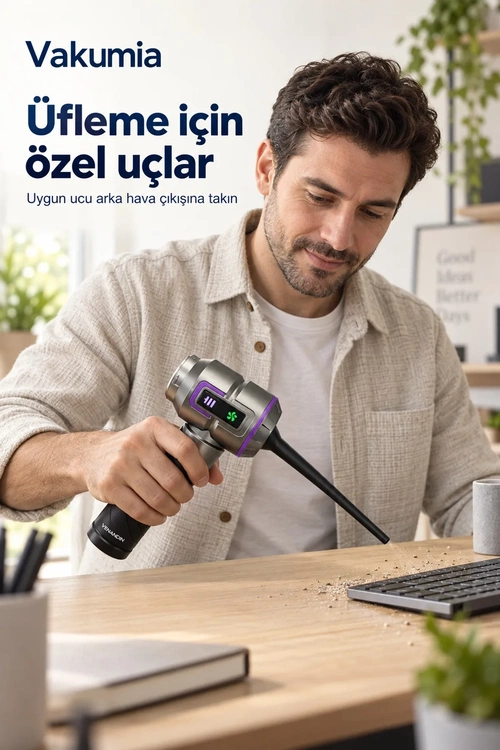 VENANDİN MD-A8 VAKUMİA EL SÜPÜRGESİ - Görsel 3
