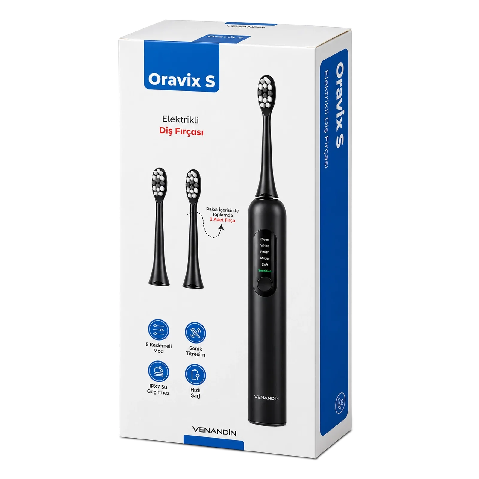VENANDİN SZ-2510 ORAVİX S ELEKTRİKLİ DİŞ FIRÇASI - Görsel 5