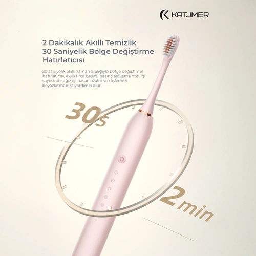KATJMER KJ/DR-001 X-3 Dentora Elektrikli Diş Fırçası - SİYAH - Görsel 4