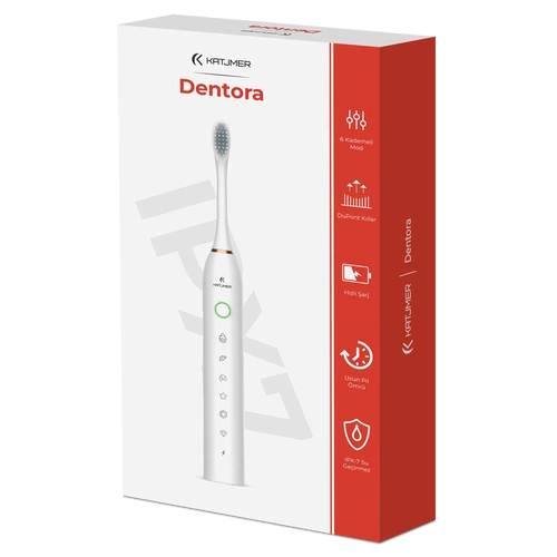 KATJMER KJ/DR-001 X-3 Dentora Elektrikli Diş Fırçası - SİYAH - Görsel 5