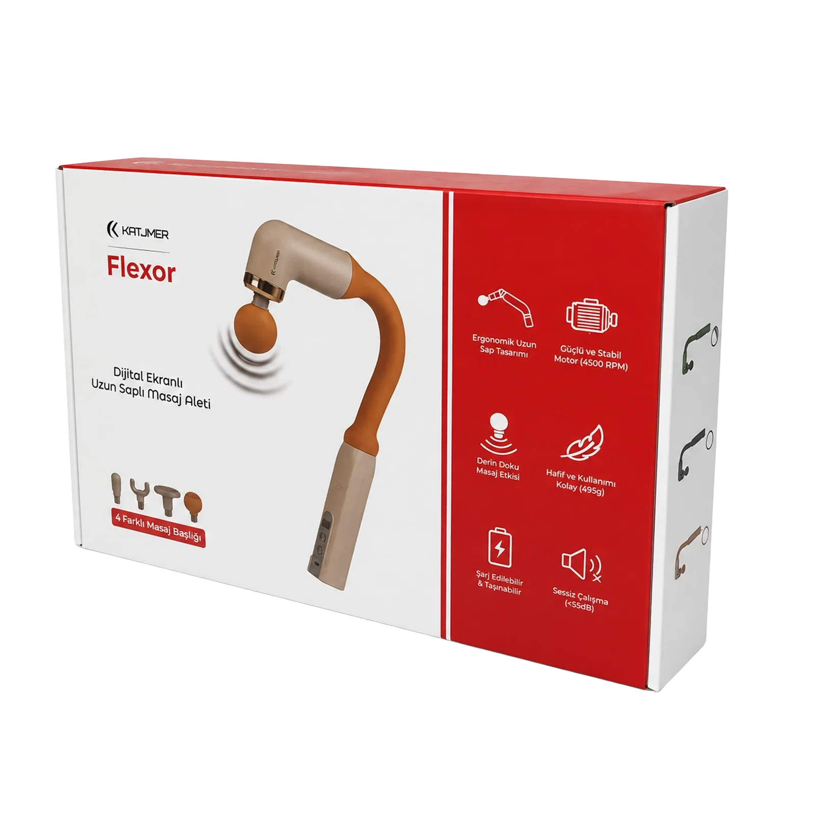 KATJMER KJ/FX-001 FLEXOR DİJİTAL EKRANLI MASAJ ALETİ - SİYAH - Görsel 5