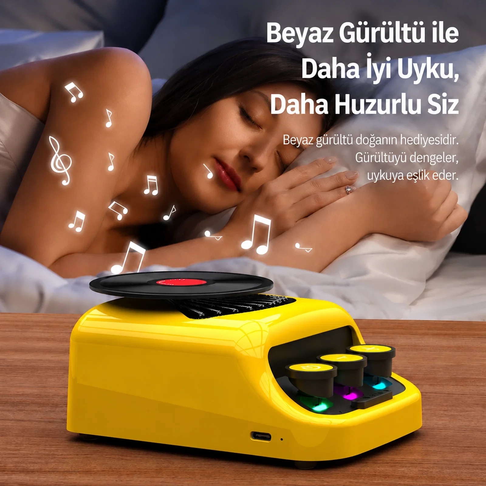 VENANDİN Z18 GROMO BLUETOOTH HOPARLÖR - SARI - Görsel 3