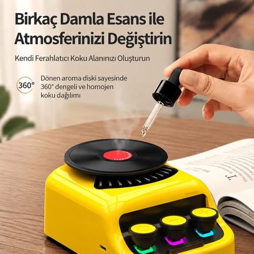VENANDİN Z18 GROMO BLUETOOTH HOPARLÖR - SARI - Görsel 2