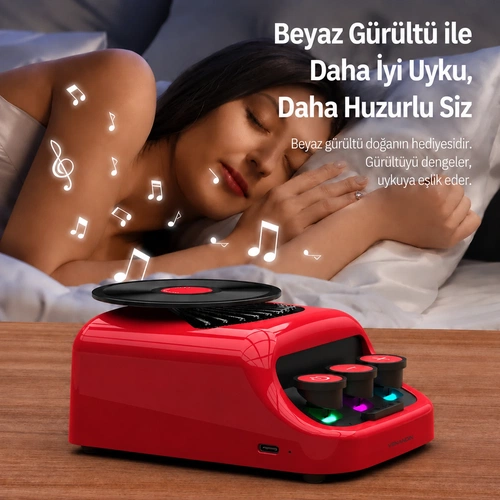 VENANDİN Z18 GROMO BLUETOOTH HOPARLÖR - KIRMIZI - Görsel 3