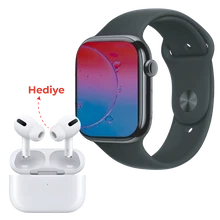 KATJMER KJ/DP-001 DUO PLUS 12İN1 BLUETOOTH KULAKLIK + 7 KORDONLU AKILLI SAAT - GÜMÜŞ