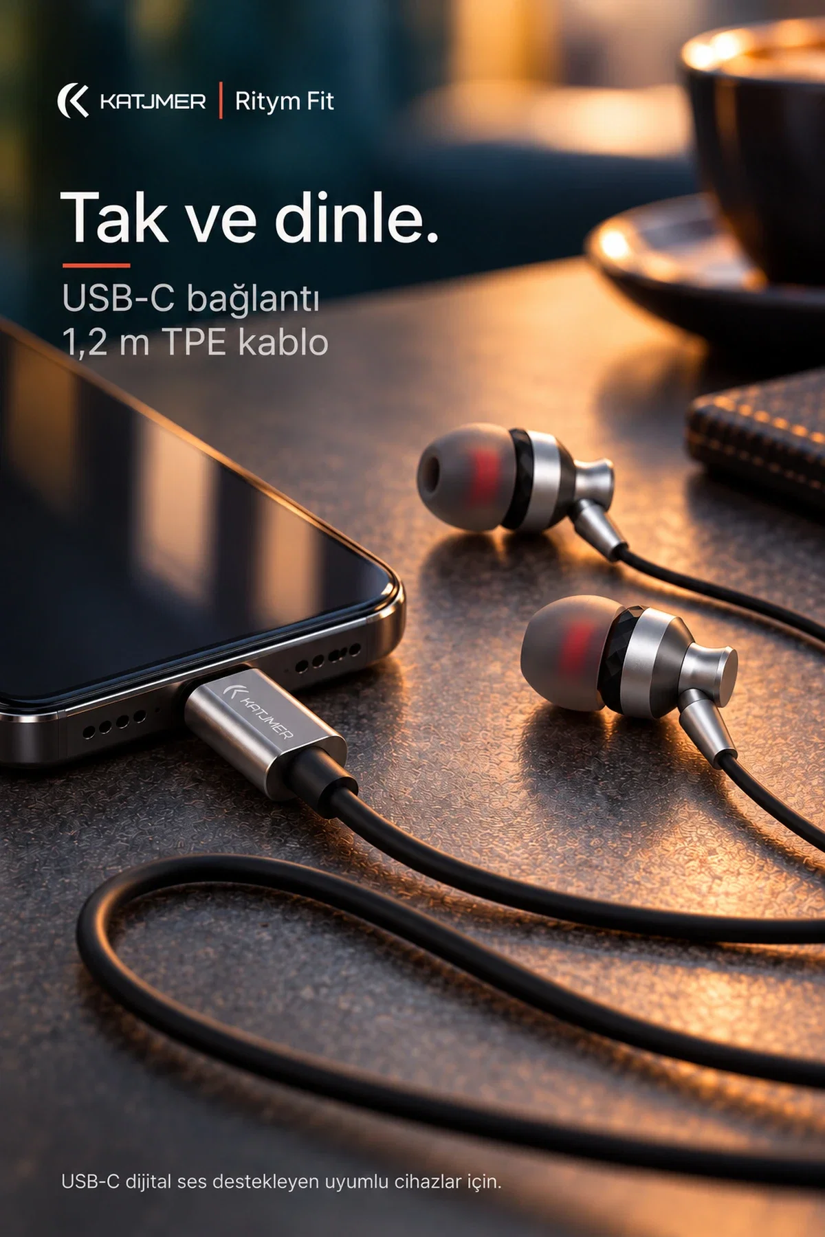 KATJMER YTL-16 RİTYM FİT SİLİKONLU KABLOLU KULAKLIK - Görsel 4