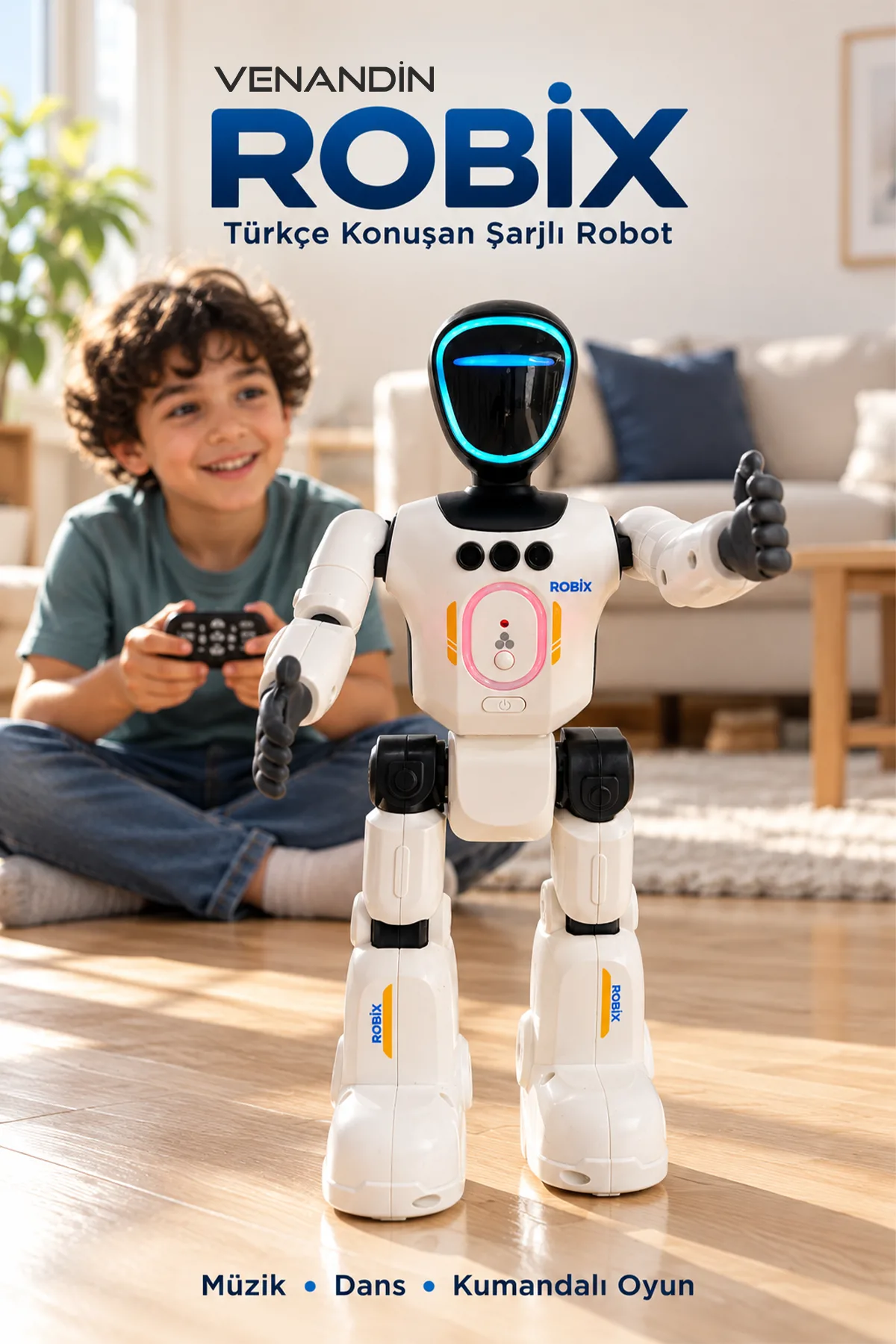 VENANDİN 22011 ROBİX OYUNCAK ROBOT - Görsel 1