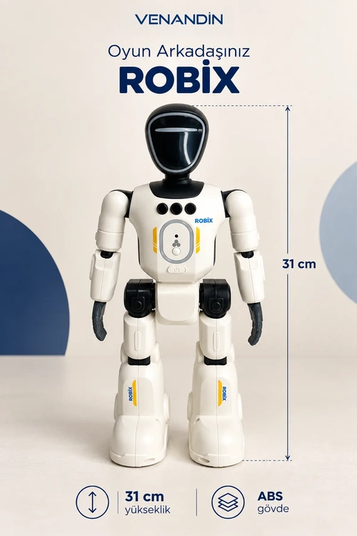 VENANDİN 22011 ROBİX OYUNCAK ROBOT - Görsel 6
