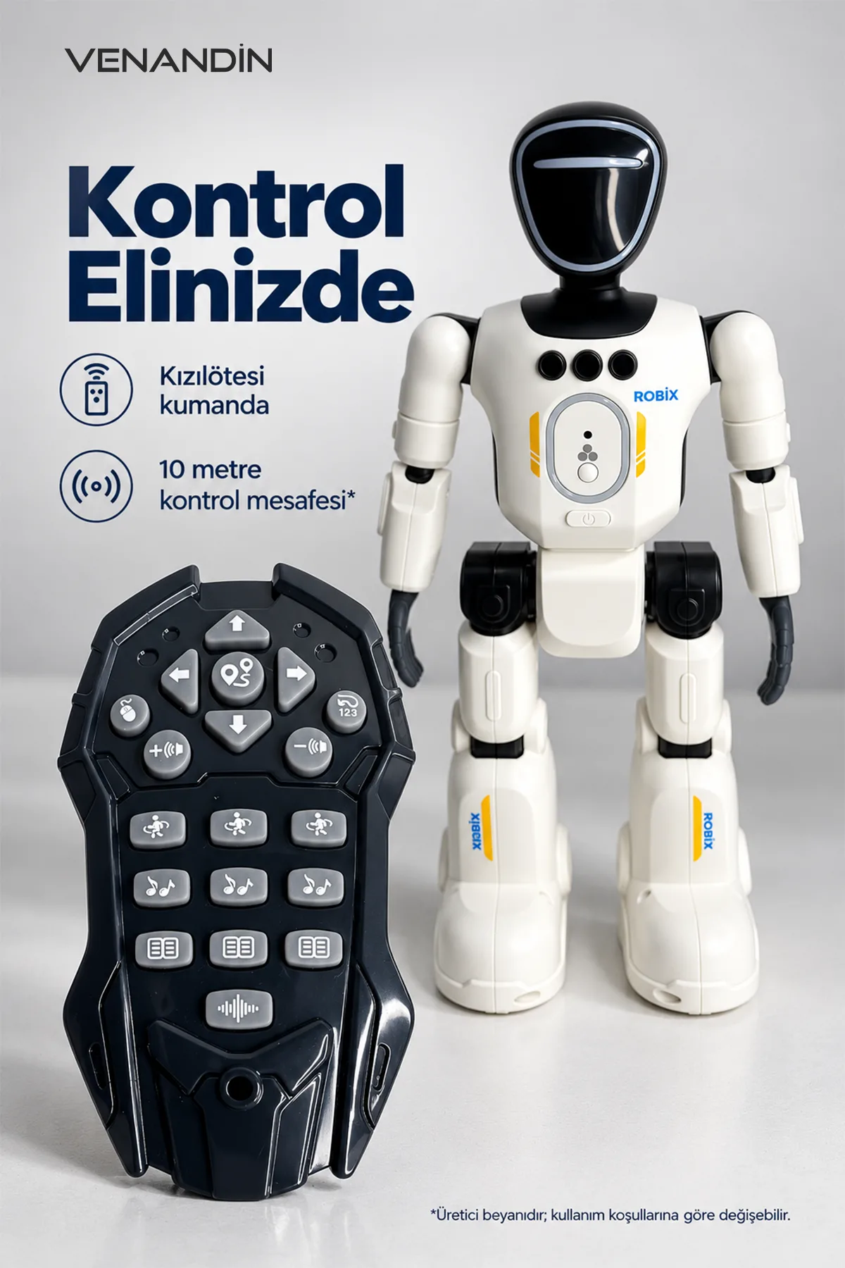 VENANDİN 22011 ROBİX OYUNCAK ROBOT - Görsel 3