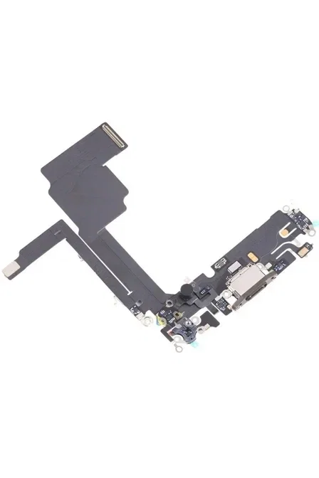 İPHONE 15 PRO ŞARJ FLEX/ŞARJ BOARD SİYAH - Görsel 1
