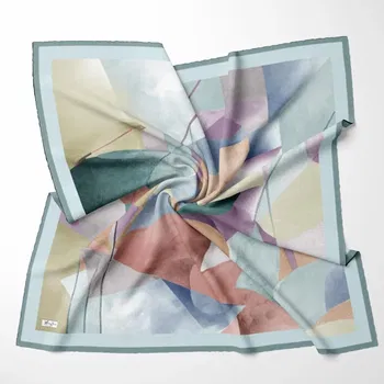 5715 - 120'lik Violet Dijital Eşarp