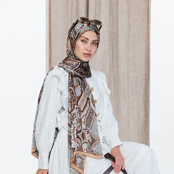 6052 - İdol İpek Baskılı Şal