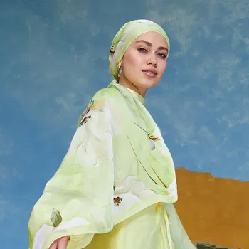 6082 - Hint İpeği Şal