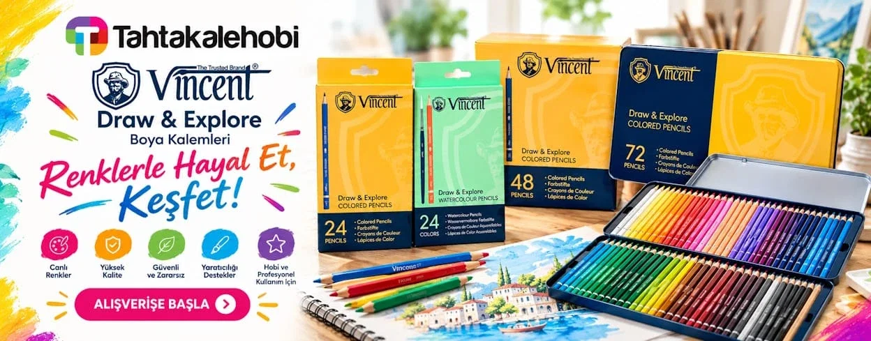 Vincent Draw Explore Boya Kalemleri