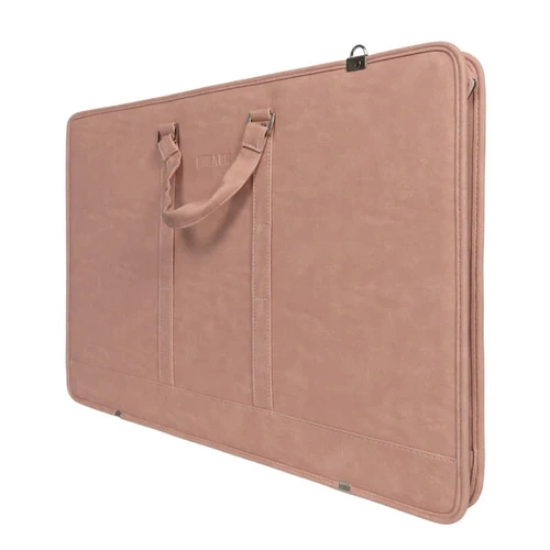 BBack Deri Proje Çantası 40x56 cm Pembe - Görsel 1