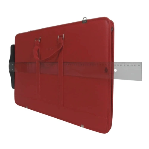 BBack Deri Proje Çantası 40x56 cm Kırmızı - Görsel 1