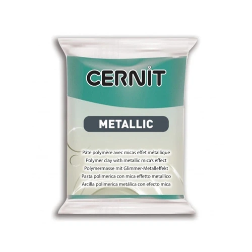 Cernit Metallic Polimer Kil 56 gr 676 Turquoise - Görsel 1