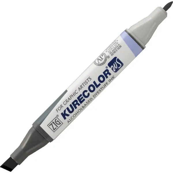 KUREA書房 Zig Kurecolor Twin S Grafik Çizim Kalemi 846 Green Gray 4 - Zig