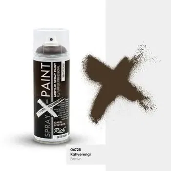 Rich Spray-X Paint Sprey Boya 400 ml KAHVERENGİ