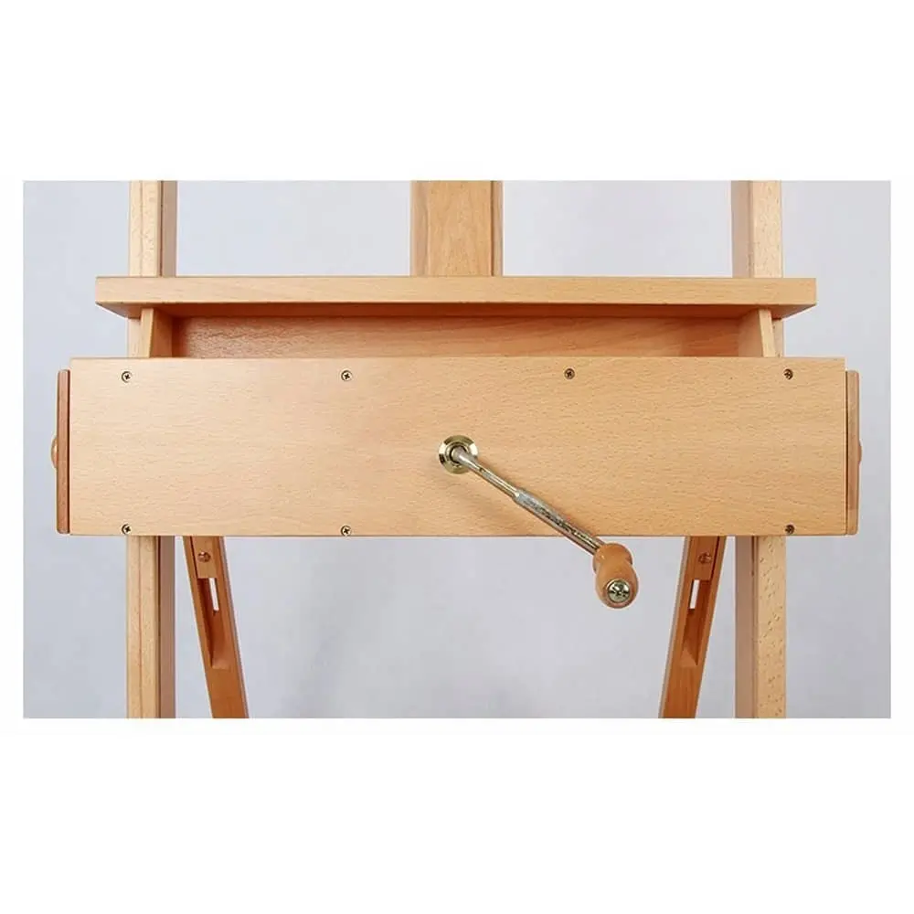 Profesyonel H Tipi Kollu Tekerlekli Şövale 180-350 cm W15 - Görsel 7