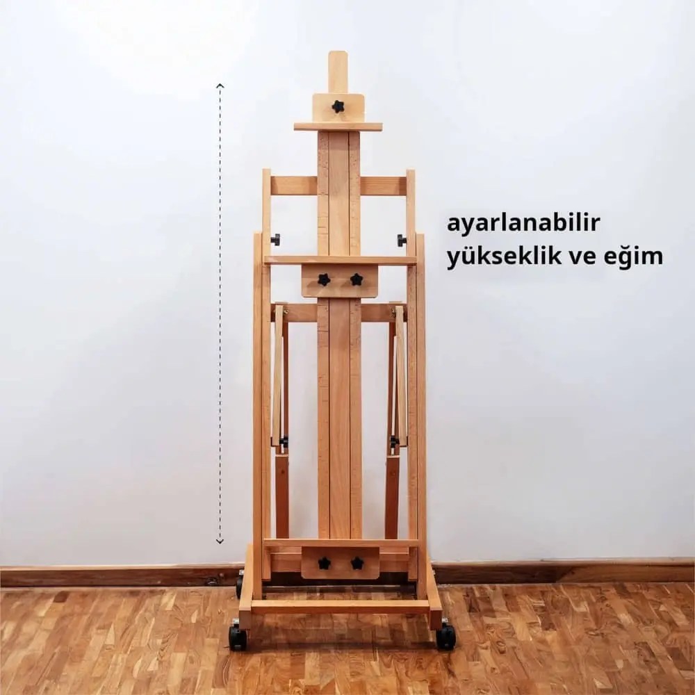 Profesyonel H Tipi Tekerlekli Şövale 230 cm HPX-W14 - Görsel 4