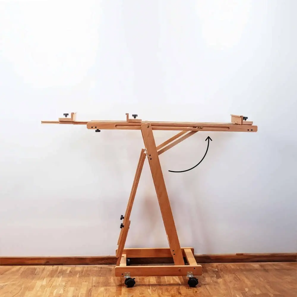 Profesyonel H Tipi Tekerlekli Şövale 230 cm HPX-W14 - Görsel 3