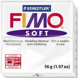 Staedtler Fimo Soft Polimer Kil 57 gr 0 Beyaz - Görsel 1