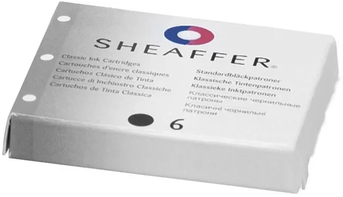 Sheaffer Dolmakalem Kartuşu Siyah 6'lı - Görsel 1