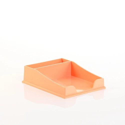 OPS KP 203 Küp Notluk Kartvizitlikli Pastel Turuncu - Görsel 1