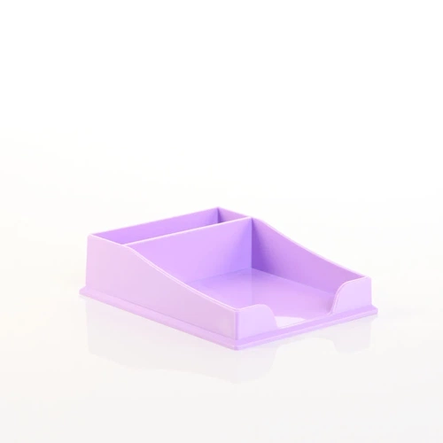 OPS KP 203 Küp Notluk Kartvizitlikli Pastel Mor - Görsel 1