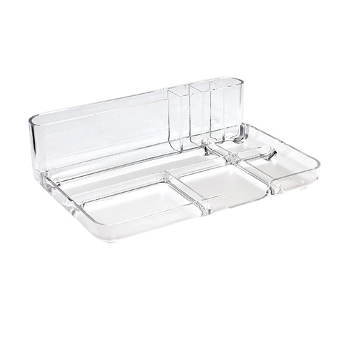 OPS KLM 206 Masaüstü Organizer Kalemlik Şeffaf - Görsel 1