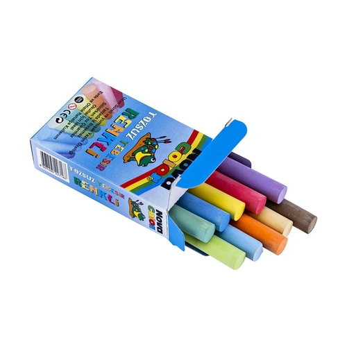 Nova Color Tozsuz Tebeşir Renkli 10'lu - Görsel 1