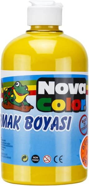 Nova Color Parmak Boyası 500 gr. SARI - Görsel 1