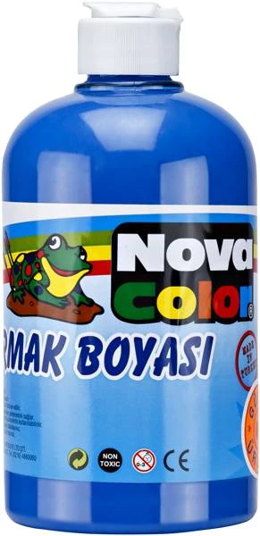 Nova Color Parmak Boyası 500 gr. MAVİ - Görsel 1