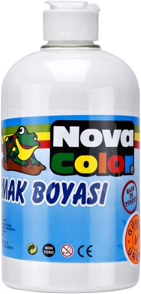 Nova Color Parmak Boyası 500 gr. BEYAZ - Görsel 1