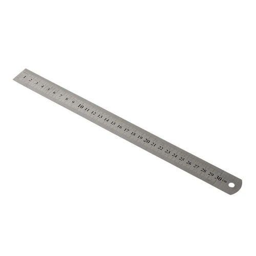 Kraf Çelik Cetvel 30 cm Inch Ölçülü - Görsel 2