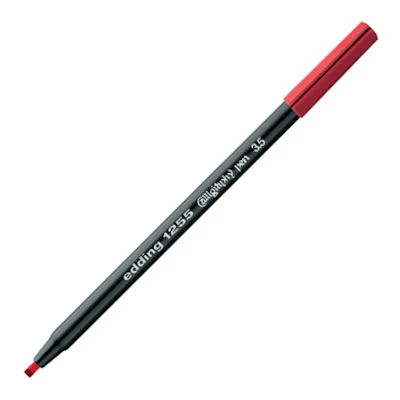 Edding 1255 Kaligrafi Kalemi 2.0 mm Crimson Kırmızı - Görsel 1