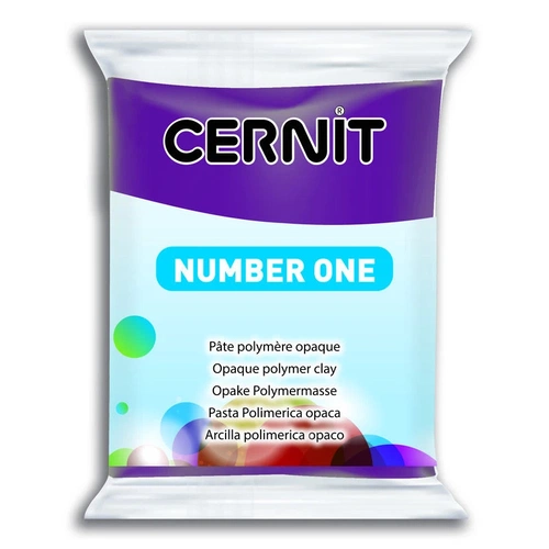 Cernit Number One Polimer Kil 56 gr 962 Purple - Görsel 1