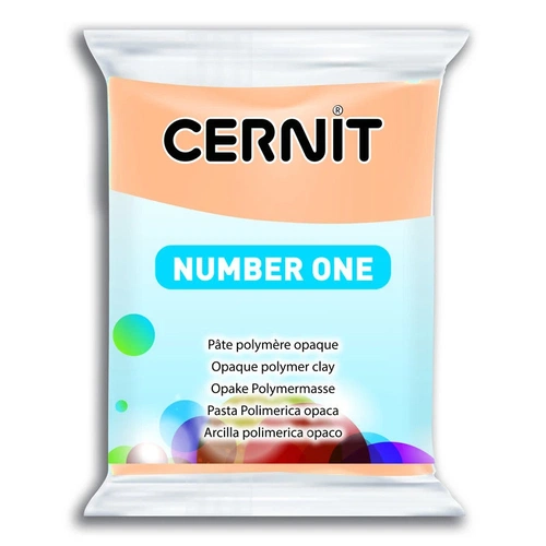 Cernit Number One Polimer Kil 56 gr 423 Peach - Görsel 1