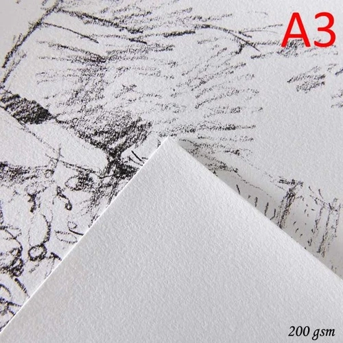 Canson 1557 Dessin JA Beyaz Resim/Çizim Kağıdı 200 gr. A3 10 Adet - Görsel 1