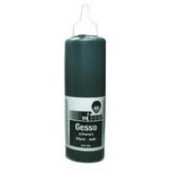 Bob Ross Siyah Gesso 500 ml. - Görsel 1
