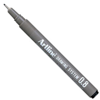 Artline Drawing System Teknik Çizim Kalemi 0.8 mm Siyah - Görsel 1