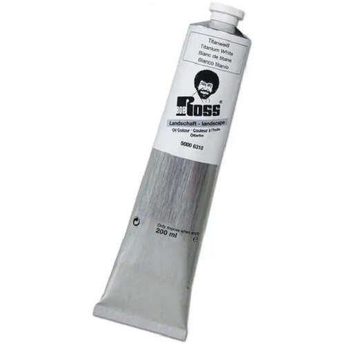 Bob Ross Manzara Tekniği Yağlı Boya 200 ml. TİTANYUM BEYAZ - Görsel 1