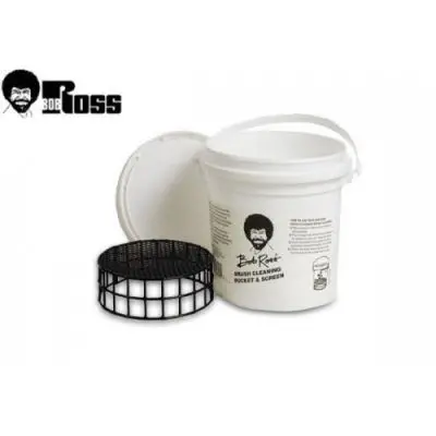 Bob Ross Fırça Temizleme Kabı Seti (Kap+Sepet) - Görsel 1