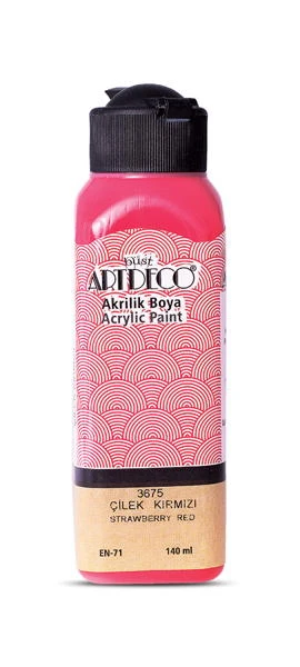 Artdeco Akrilik Boya 140 ml 3675 Çilek Kırmızı - Görsel 1