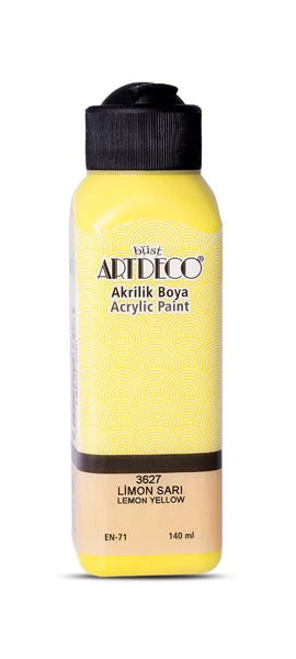 Artdeco Akrilik Boya 140 ml 3627 Limon Sarı - Görsel 1