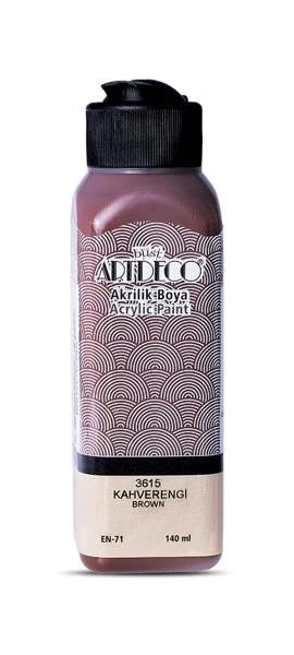 Artdeco Akrilik Boya 140 ml 3615 Kahverengi - Görsel 1