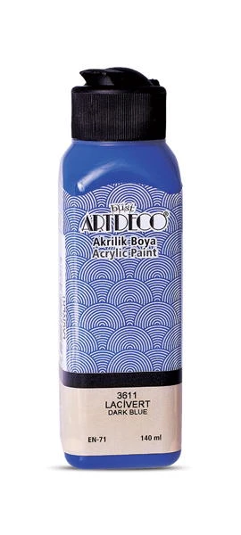 Artdeco Akrilik Boya 140 ml 3611 Lacivert - Görsel 1