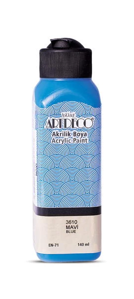 Artdeco Akrilik Boya 140 ml 3610 Mavi - Görsel 1