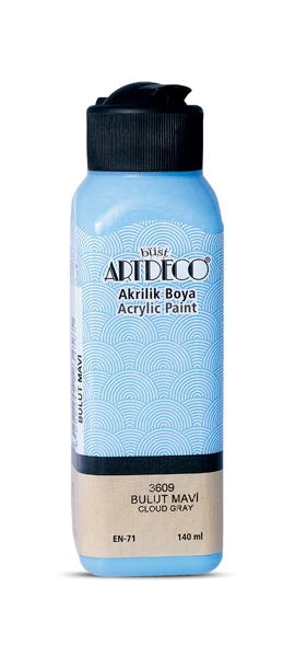 Artdeco Akrilik Boya 140 ml 3609 Bulut Mavi - Görsel 1